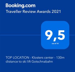TOP LOCATION - Klosters center - 130m distance to ski lift Parsenn Gotschnabahn and railway station Klosters Platz - direct connection to Davos