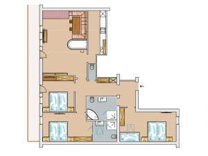 Apartment 8 (6 Adults) room in Appartementhaus Sonnenschein