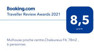 Appartements Mulhouse,Grand appart cosy&lumineux, 78m2 , pour 5 personnes : photos des chambres