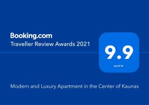 Modern and Luxury Apartment in the Center of Kaunas