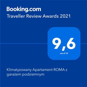 Klimatyzowany Apartament ROMA z garażem podziemnym