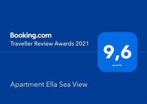 Apartment Ella Sea View
