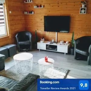 Insolite maison bois, wifi, streaming au coeur de l'Argonne et des batailles de Verdun - 圣梅内乌勒