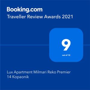 Lux Apartment Milmari Reko Premier 14 Kopaonik
