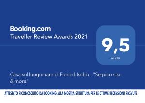 Casa sul lungomare di Forio dIschia - "Serpico sea & more"