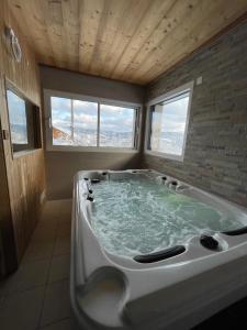 Chalets le bleu du lac Sauna et Spa : photos des chambres