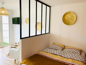 Studio ScandiChic tout équipé centre-gare-rives-clinique à pied