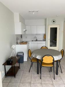 Appartement met aparte slaaphoek, garage en balkon