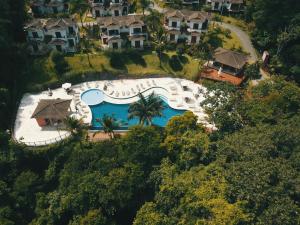 Bangalô com vista para o mar no condomínio Yacamim Ilhabela praia do Curral