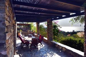 family home with a fantastic sea view, 5 minutes from the beaches Kea Greece
