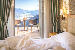 Classic Double Room with Lake View  room in Kurhaus Cademario Hotel & Spa