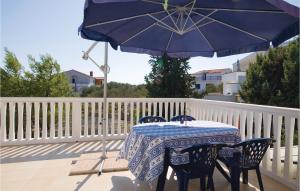 Beautiful home in Jezera with Indoor swimming pool WiFi and 2 Bedrooms
