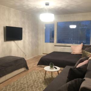 Perheasunto keskustassa