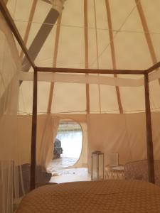 Lodges Shanti Lac Cabanes gites insolites et espace bien-etre Bordeaux : Tente