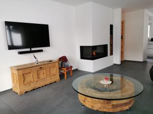 Ferienwohnung Pontresina - Chesa Andrea - Gartensitzplatz