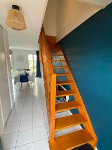 Maisons de vacances Au paradis bleu maison 6 couchages ok chiens jardin : photos des chambres