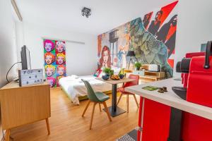 Appartements Le Pop Art - Topbnb Dijon : photos des chambres