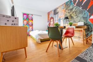 Appartements Le Pop Art - Topbnb Dijon : photos des chambres