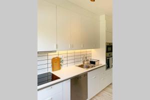 Toppmodern familjelägenhet nära Kalmar slott och långviksbadet