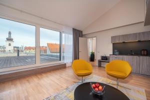 Deluxe Apartment room in Hotel CUBE Prague