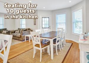 Stylish house one block to beach with linens and parking