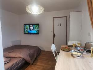 Les appartements du centre, refaits a neuf, climatises, hyper centre, 50m a pieds des commerces, restaurants, parking gratuit : photos des chambres