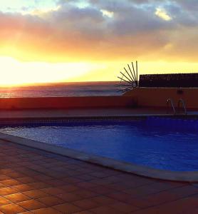 Appartement Lona, El Cieno mit Pool direkt am Meer, Valle Gran Rey - La Gomera