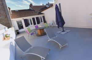 Appartements BNB EPERNAY Terrasse 86 - Terrasse privee Vue sur le Vignoble : photos des chambres