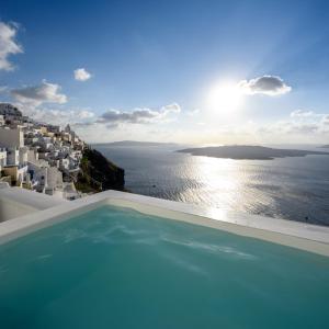 Villa Caldera View with Outdoor Hot Tub room in Panorama Suites