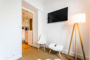 Appartements POP KEYWEEK Apt 3 bedrooms with terrace & parking Biarritz city center : photos des chambres