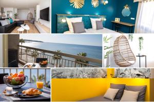 Vue Mer Panoramique, Clim, Balcon et Plages