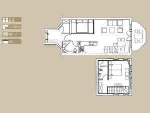 Strandvillen Binz - Ferienwohnung mit Meerblick, 2 Schlafzimmern und Balkon SV-768
