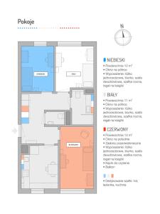 3 Kolory - pokoje w mieszkaniu współdzielonym