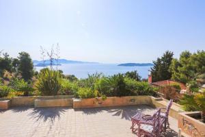 Absolute vacation luxury Villa Stratos near sea majestic view Skiathos Greece