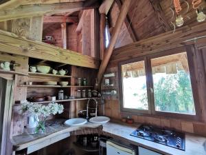 Chalets La Cabane d' Emmanuelle, un Coin de paradis ! : photos des chambres