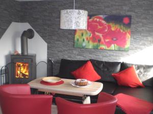 Ferienhaus mit Kamin in Sternberg