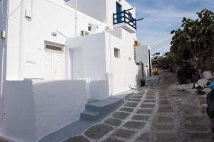 Traditional Split level house in Mykonos Town Myconos Greece