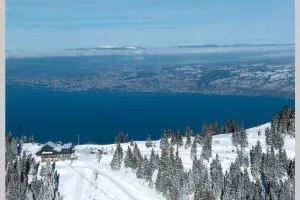 Duplex en station vue sur lac Leman - 吕格兰