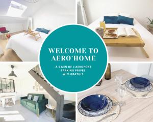 Appartements AeroHome - Appart Confort - Aeroport d Orly a proximite - Parking : photos des chambres