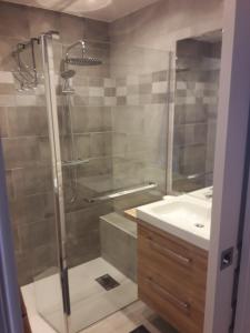 Appartements French Riviera 1 bedroom on the beach facing Cannes : photos des chambres