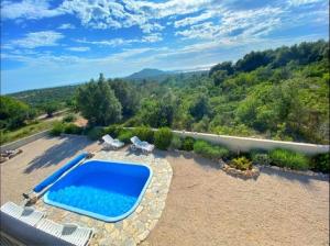 Villa Viktoria mit Pool und schönem Meerblick in Primosten 