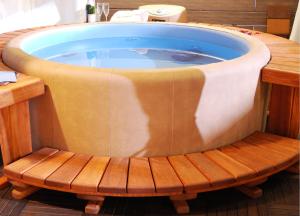 Maisons de vacances Les Cabanes d'Hestia : Chalet 1 Chambre avec Jacuzzi Privé