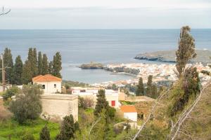 Cycladic Garden Getaway with Panoramic Views Andros Greece