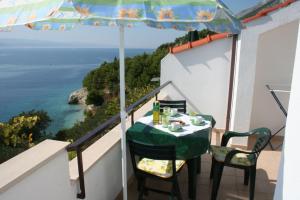 Studio apartment in Pisak with Seaview, Terrace, Air condition, WIFI (102-6)