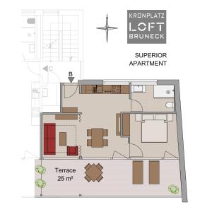 Superior Apartment room in Kronplatz Loft Bruneck