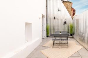 Appartements Appartement de charme centre ville avec terasse : photos des chambres