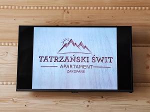 Apartament Tatrzański Świt z tarasem i garażem podziemnym, Grotą Solną