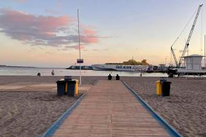Estudio La Gavota, vista al mar