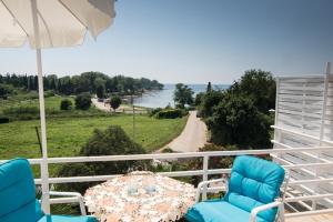 Studio apartment in Savudrija with Seaview, Terrace, Air condition, WIFI (123-2)