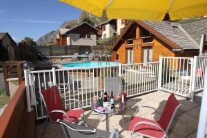 Appart'hotels Locations Appartements & Chalets - village Pieton, vue Glaciers : photos des chambres